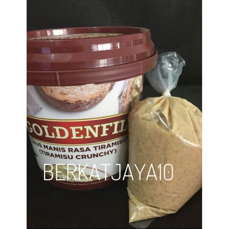 

Goldenfil Tiramisu Crunchy repack 250gr Saus Manis Rasa Tiramisu