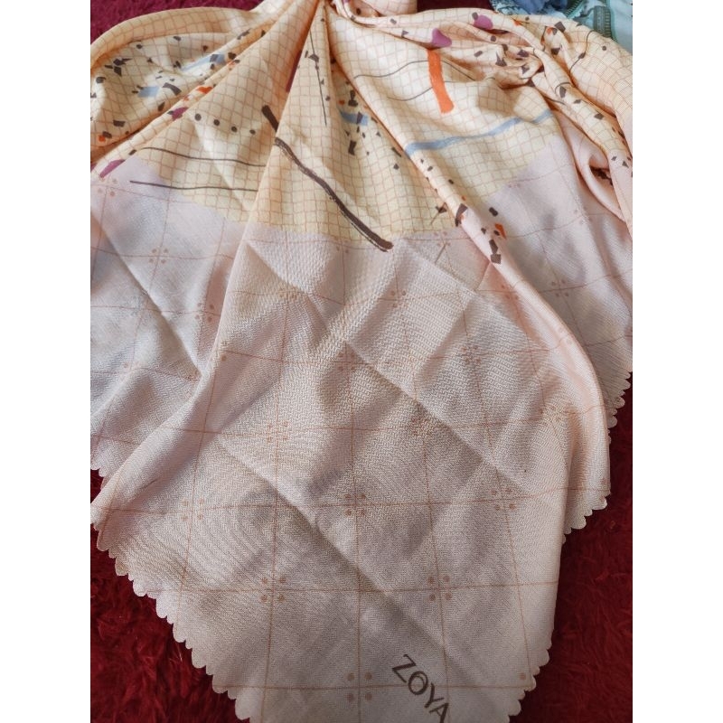 ZOYA HIJAB SEGIEMPAT BRAND RIJEK MINOR || NO TAG