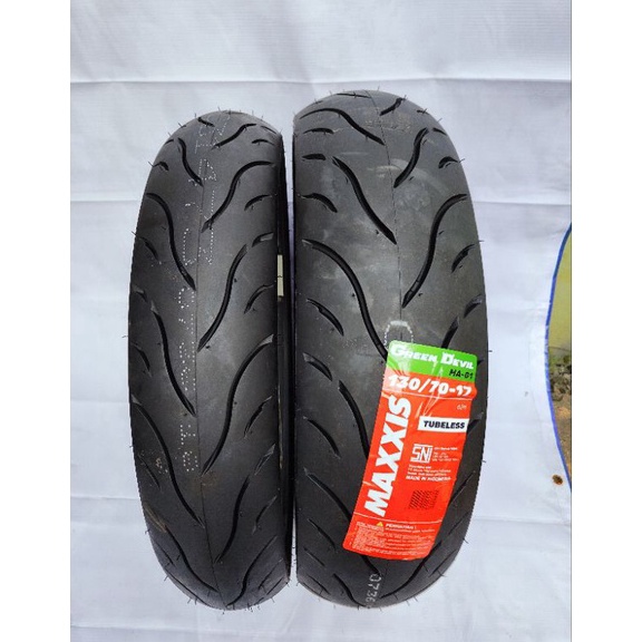 MENARIK BAN MAXXIS GREEN DEVIL 90/80 100/80 110/70 120/70 130/70 140/70 RING 17 EXTRAMAXX - BAN MAXX