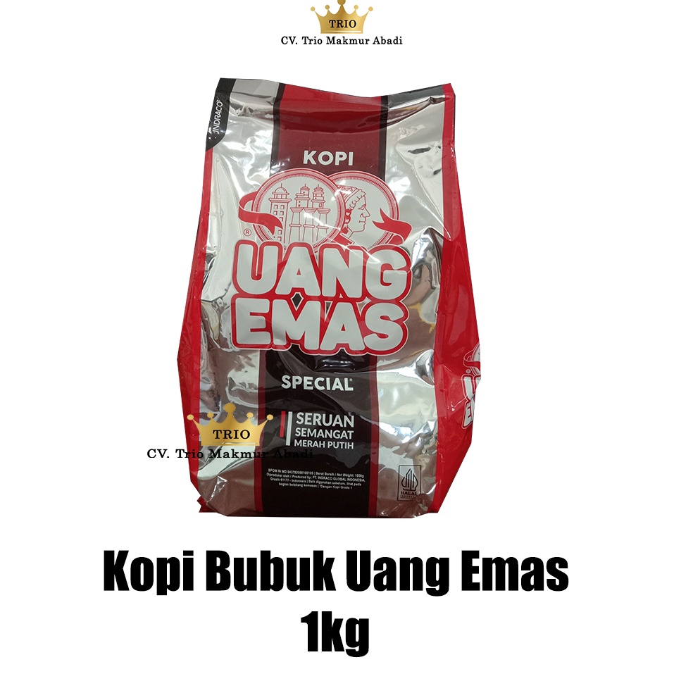 

[✧T70/] Kopi Bubuk Uang Emas 1kg (Grosir) Ready Stcok