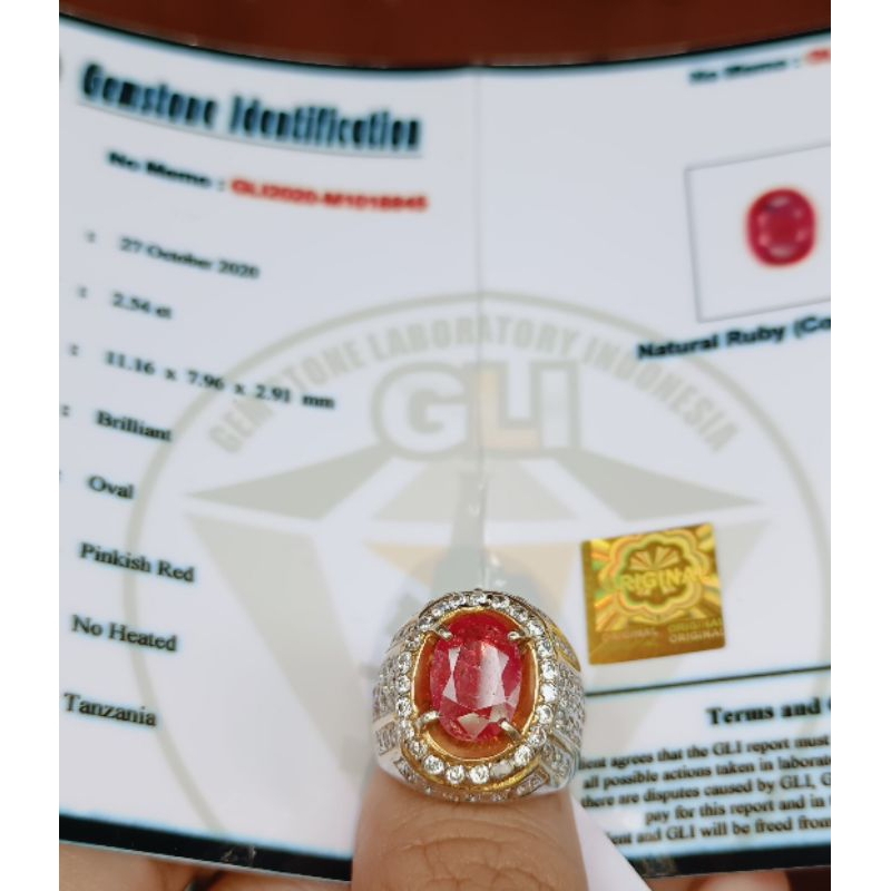 natural Ruby NTE CUTTING