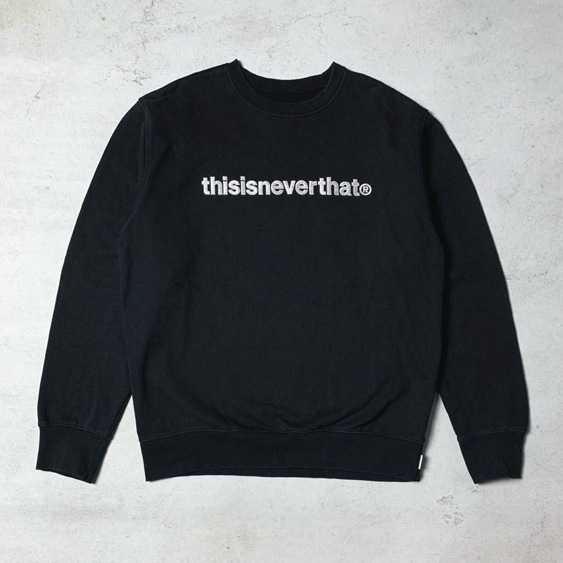 thisisneverthat crewneck & lmc cap