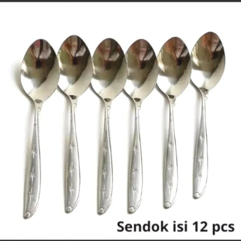 1Lusin Sendok Makan/1Lusin Sendok Garpu Stainless Stell