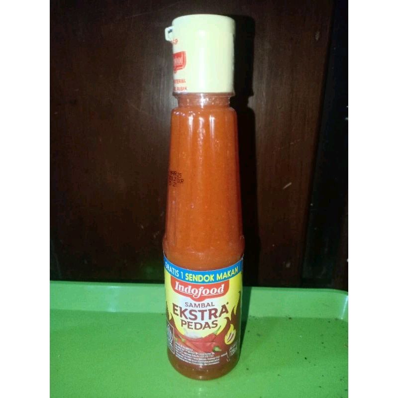 

Indofood saos pedas dan extrapedas 135ml