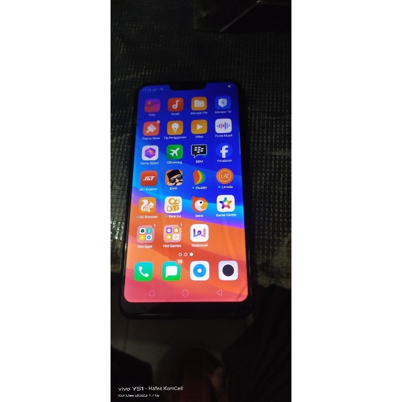 Oppo A3S (Layar Retak)