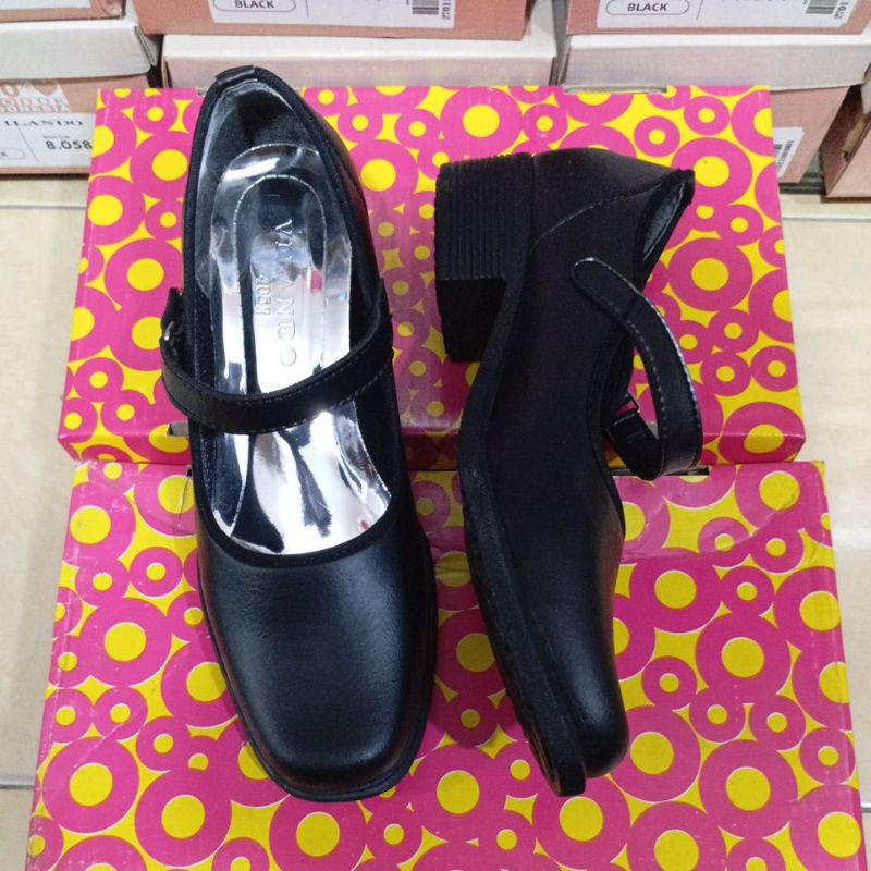 vilando Sepatu Pantofel wanita, sepatu paskibra, sepatu pdh sepatu kantor, sepatu sekolah