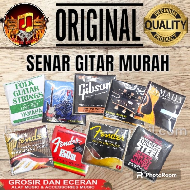 Senar Gitar Murah Senar Gitar Akustik Elektrik Gitar Senar Gitar Lokal Senar Local Murah