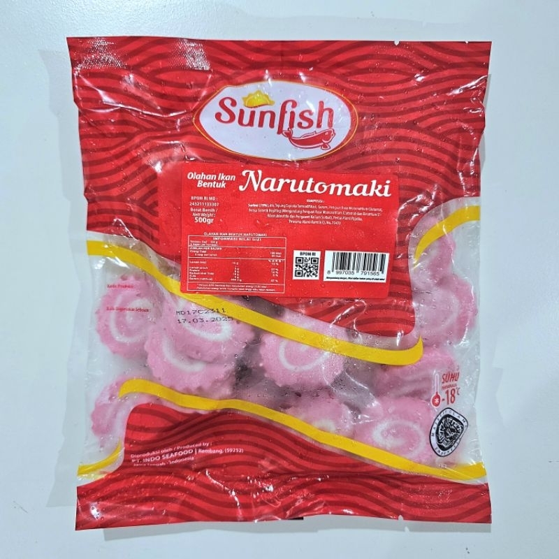 

SUNFISH olahan ikan narutomaki 500gr