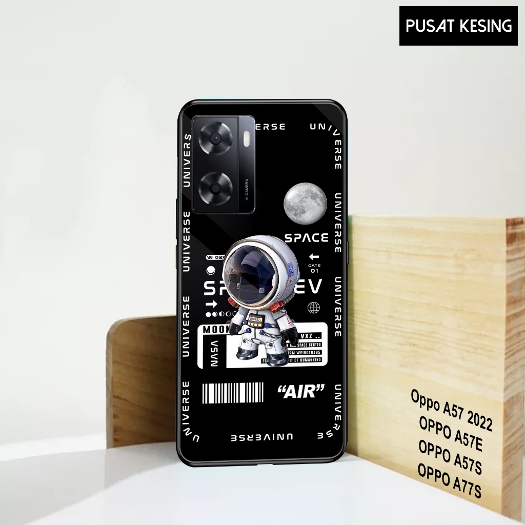 Case Oppo A57 2022 / A77S / A57S - Casing Hp OPPO A57 / A77S - ( Astronot ) - Case 2D Glossy - Case 