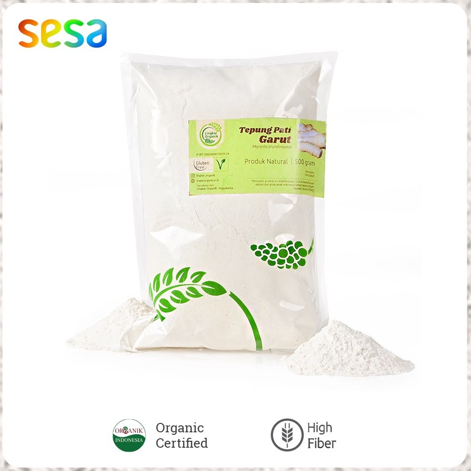 

[♟Y20>] Tepung Pati Garut Lingkar Organik 500 g Harga mantul