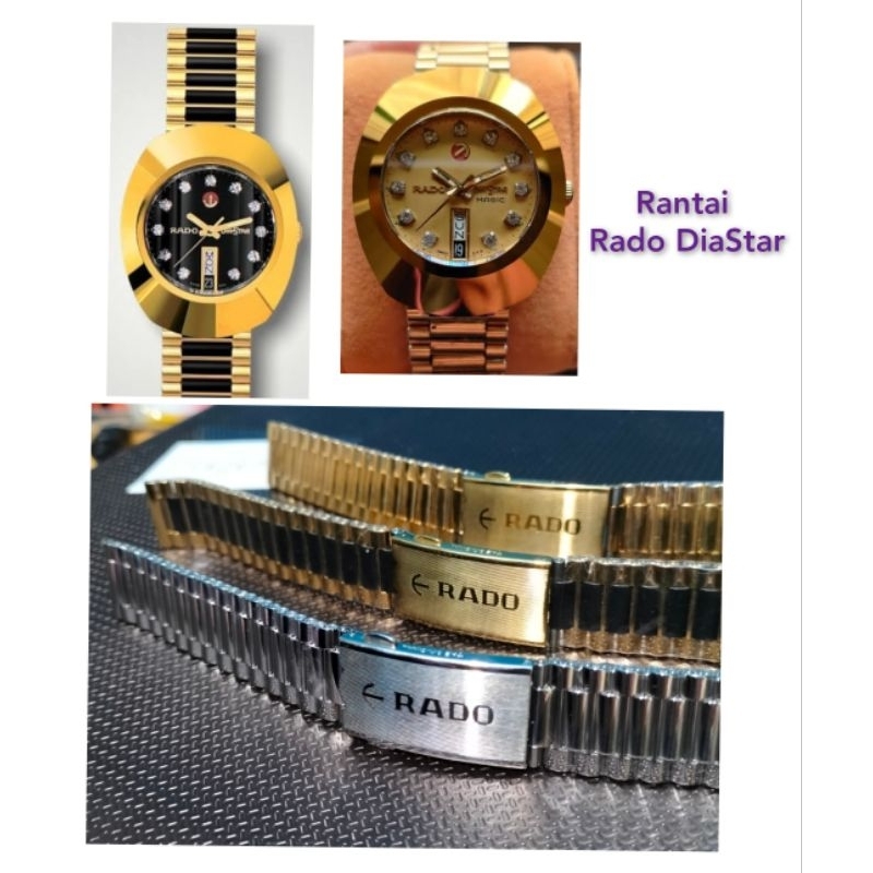 Strap Rantai Rado DiaStar 25 Jewell Matic Cal 2836 Rado Anjing Laut