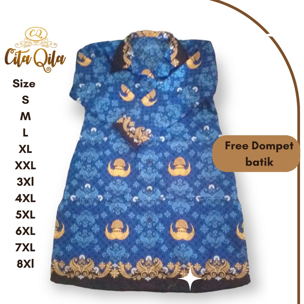 stok baru.. Tunik Korpri Terbaru Wanita Ready size S sampai size Jumbo Baju Korpri Korpri wanita