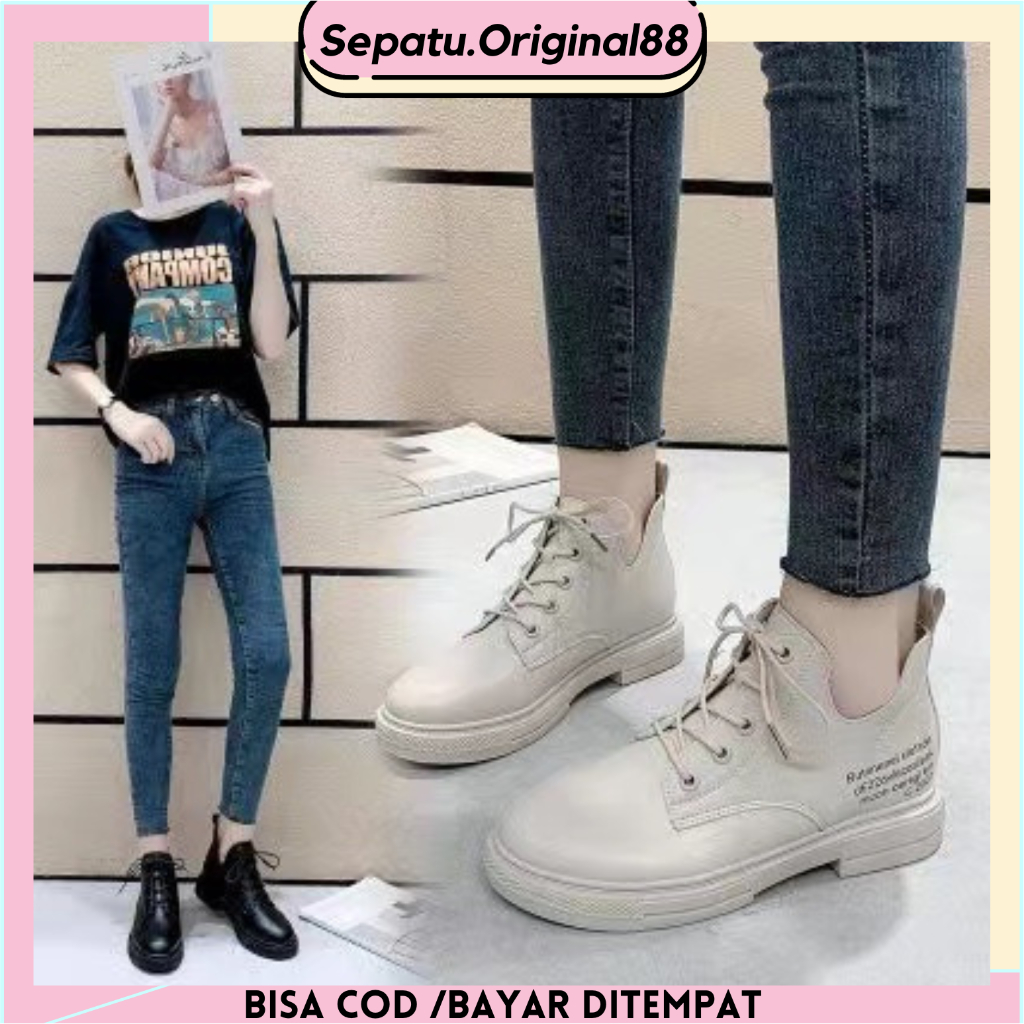 Sepatu Wanita Sepatu Sneakers Boots Wanita Import Premium Quality