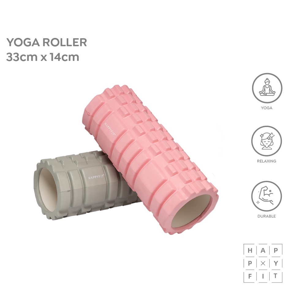 TERBAIK HAPPYFIT - Yoga Roller / Foam Roller Yoga Massage
