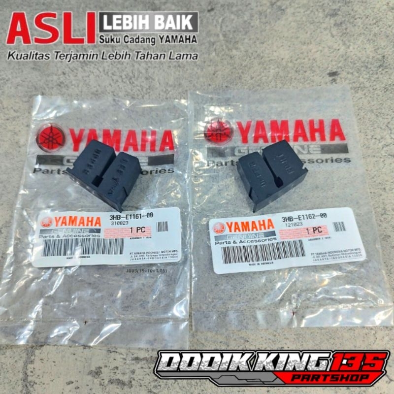 KARET PEREDAM GETARAN HEAD HED RX KING BAGIAN DEPAN SAMPING ORIGINAL YAMAHA | 3HB-E1161-00 3HB-E1162