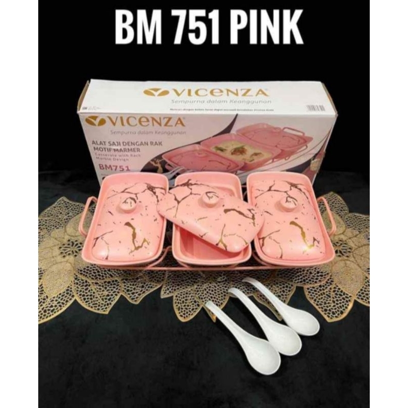 Prasmanan Sayur Vicenza Marbel Isi 3 BM751