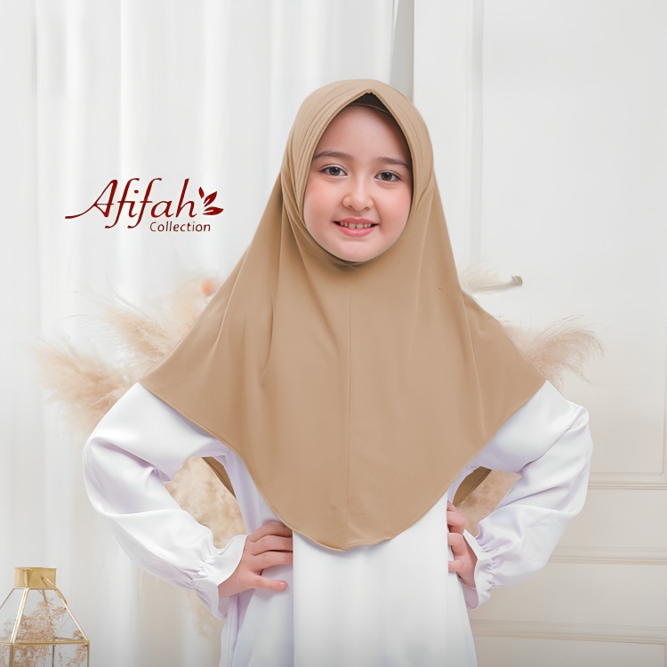 READY STOCK HIJAB ANAK SEKOLAH HAMIDAH JERSEY PREMIUM / JILBAB BERGO HAMIDAH ANAK / JILBAB SEKOLAH