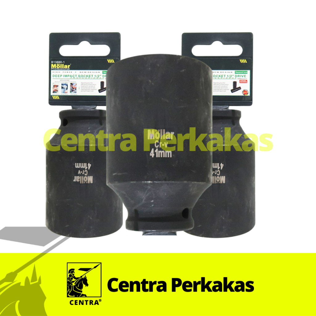 [SATUAN] MLR-B13660 41mm Impact Deep Wall Socket 41mm Mollar Mata Socket Panjang Impact 41mm