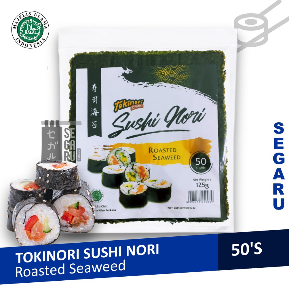 

[§Q8>] Tokinori Yaki Sushi | Nori Rumput Laut Halal 50 Sheet Discount Today