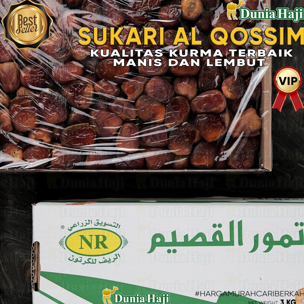 

[✡I84(] Kurma SUKARI 3KG Kualitas Super Premium VIP Grade A Exclusive Packing / Sukkari Basah Dont SKIP