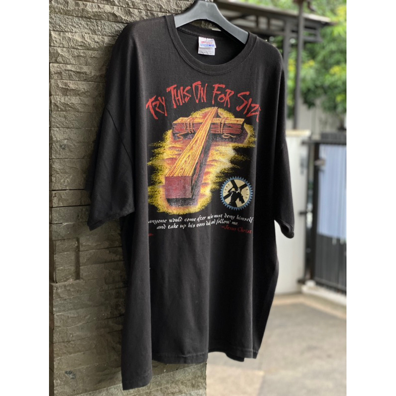 SOLD! jesus tee / hanes / kaos vintage / vtg tee