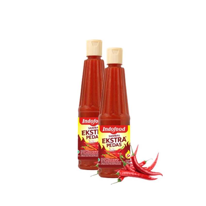 

[❂X65(] Indofood Sambal Extra Pedas 2 x 275 mL MurrrMerrr