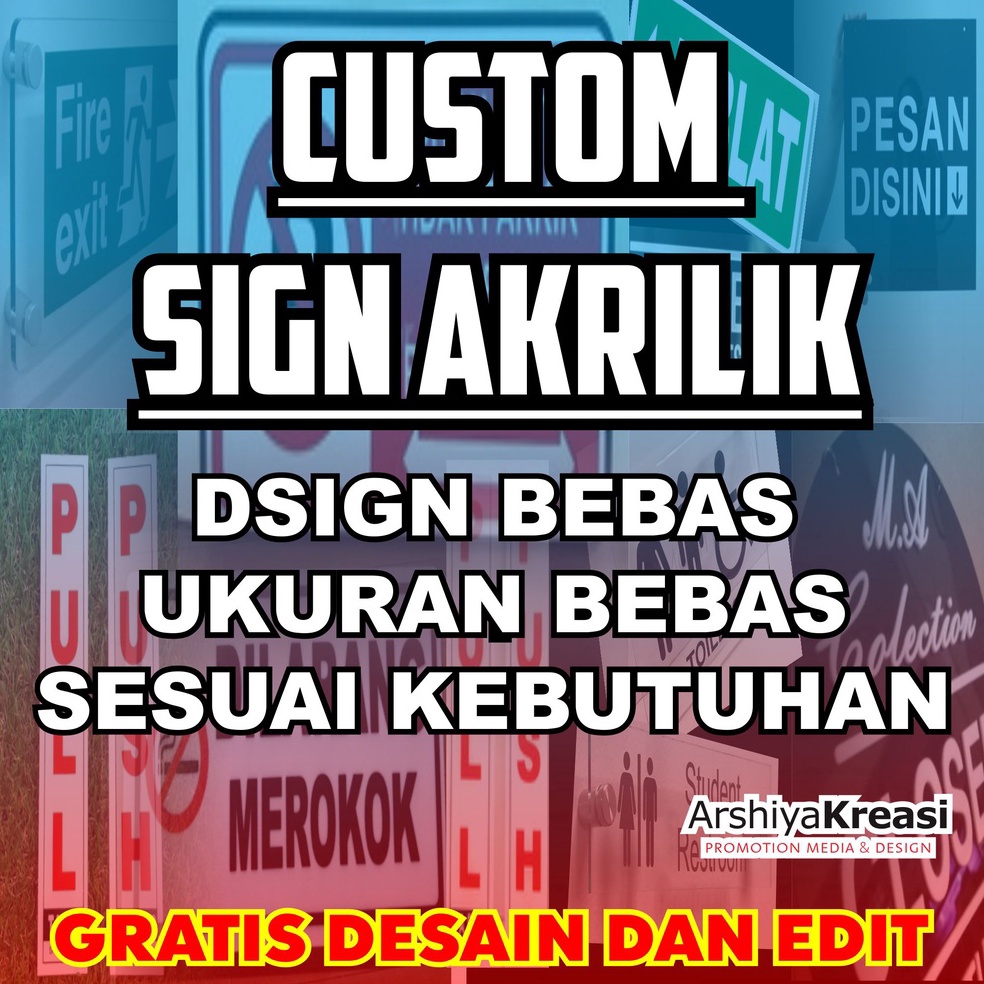

[ZZ099] AKRILIK CUSTOM SUKA SUKA Model Terbaru