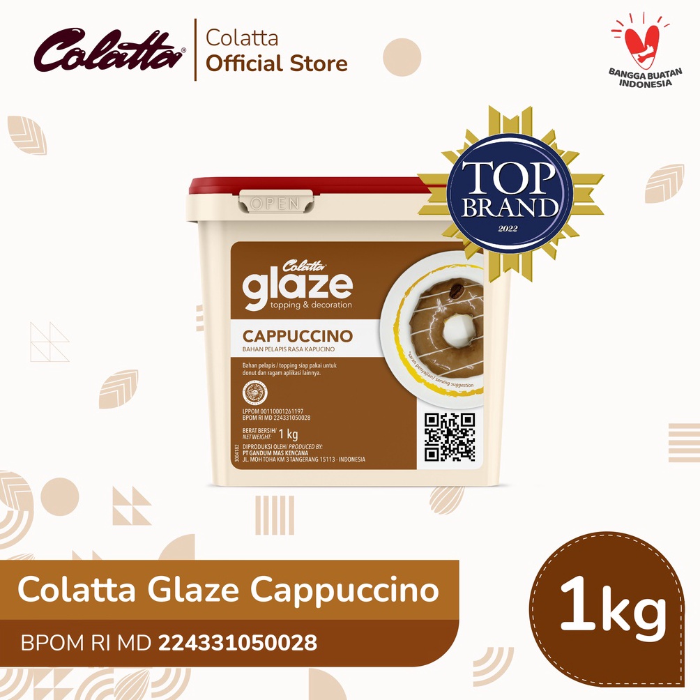 

34 Colatta Glaze Cappucino - Bahan Pelapis Rasa Cappucino 1Kg 84