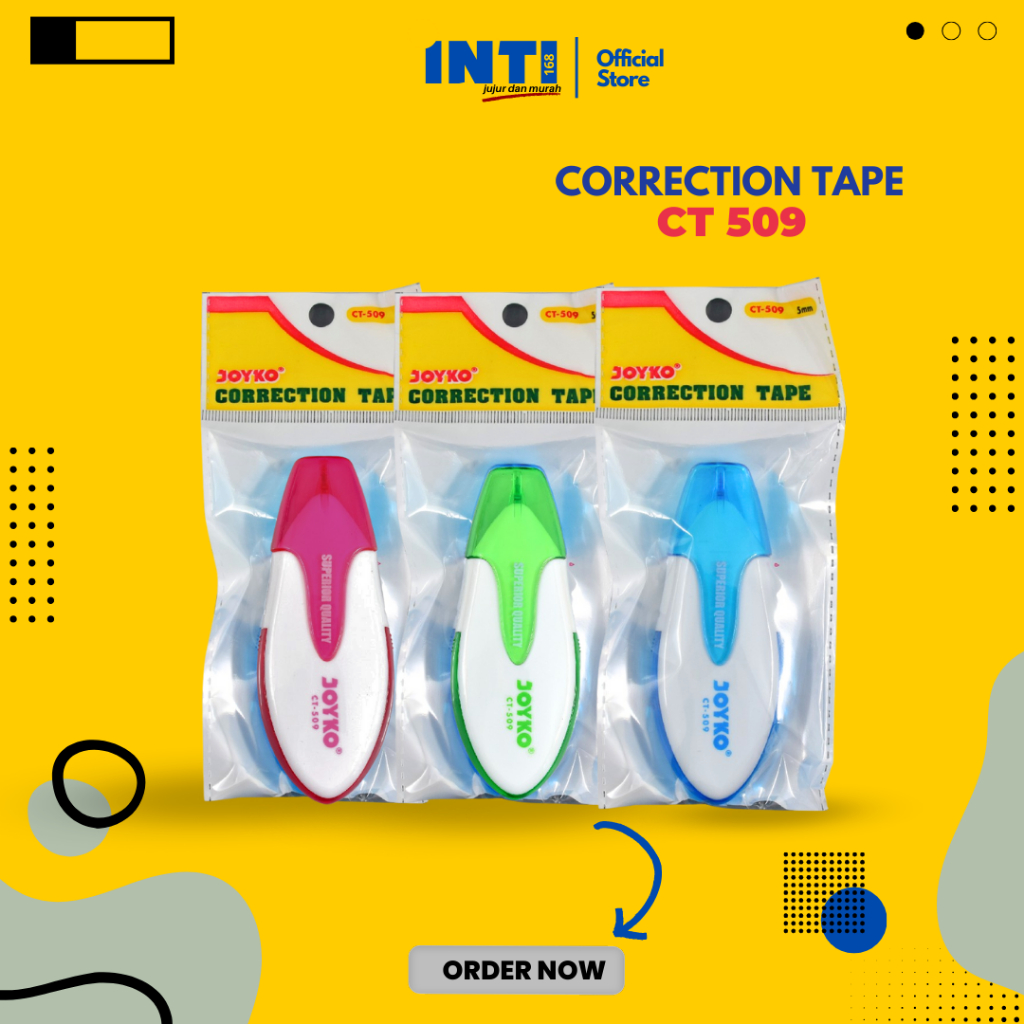 

Correction Tape Pita Koreksi Joyko CT-509