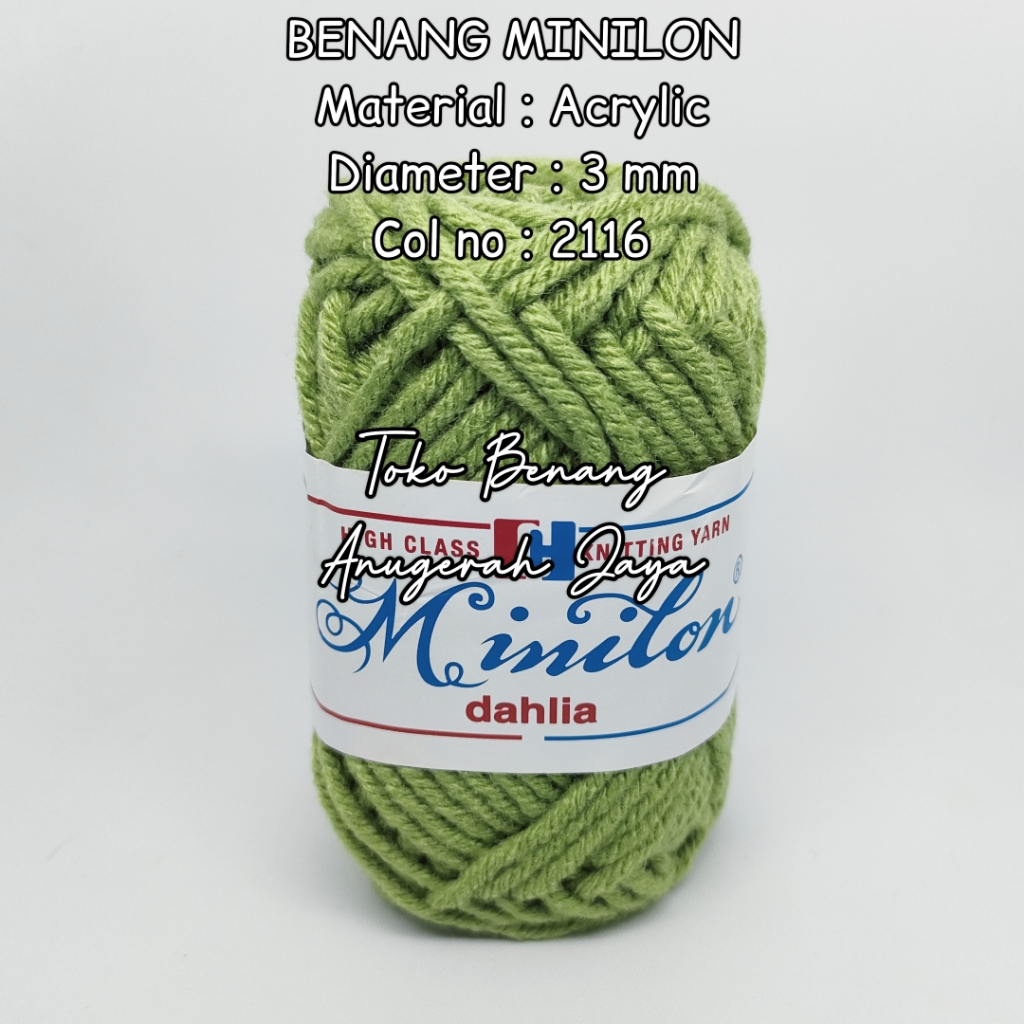 Benang Rajut Karpet / Benang Wol Besar / Benang Rajut Minilon no 2116