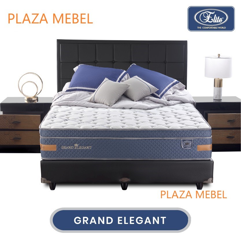 SET Spring Bed Kasur ELITE Grand Elegant Springbed ( FULLSET )