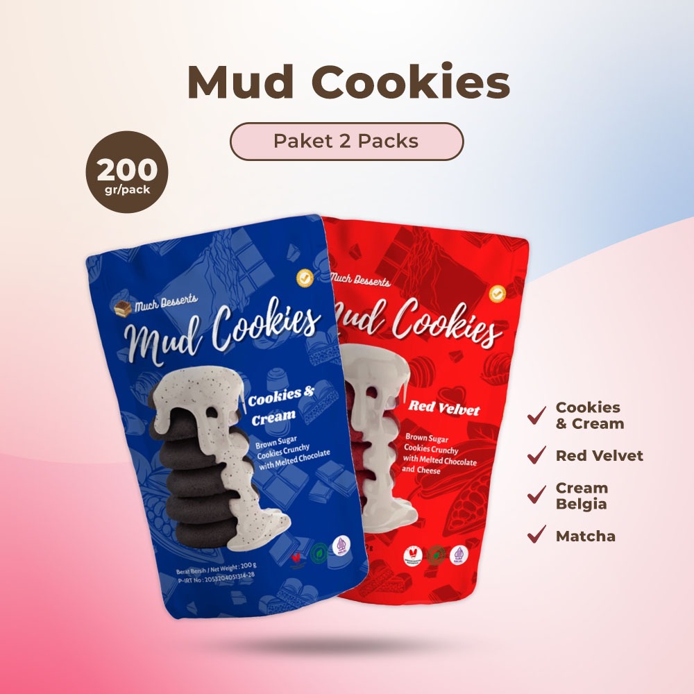 

Mud Cookies Melted Paket Isi 2 Bisa Pilih Rasa - Much Desserts