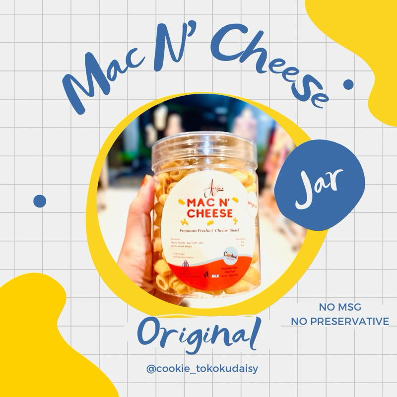 

DESPAR COOKIES-MAC N’ CHEESE ORIGINAL JAR