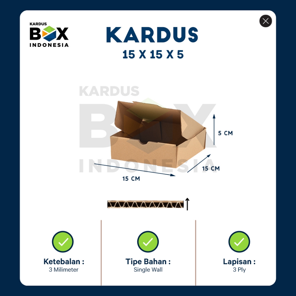 

Kardus Makanan Box Diecut Pizza Polos 15 X 15 X 5 cm