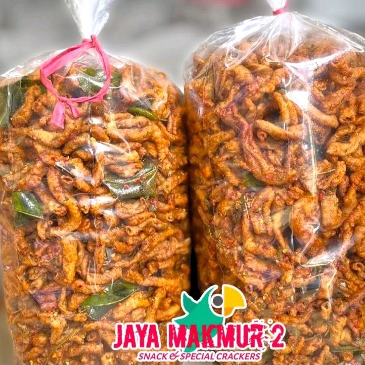 

COD⋆ 1kg keripik usus ayam jaya makmur 2 snack dgtzo