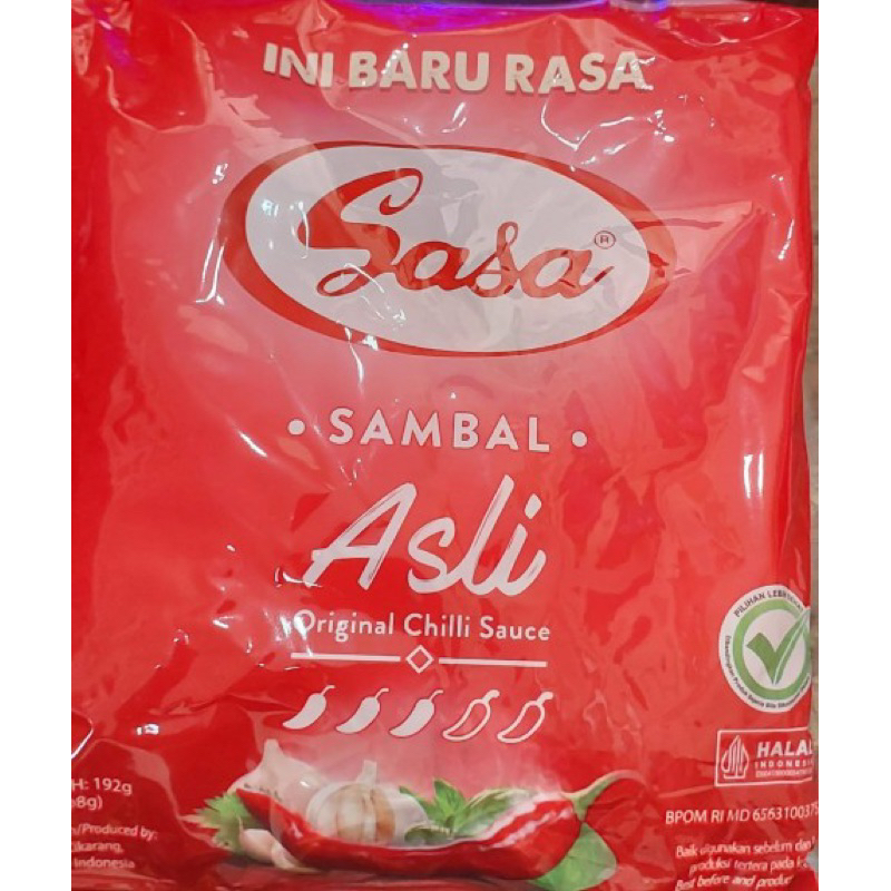 

SASA Sambal | Sasa Sambal Pedas | Sasa Sambal Extra Pedas [8 g x 24 Pcs/ Sachet]