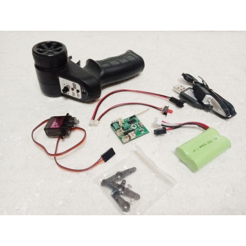 Transmitter Receiver Rc Full Propo - Paket Remot Control 2.4Ghz wpl mn