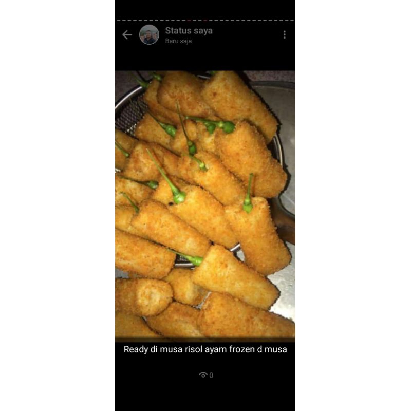 

risol ayam pedas frozen