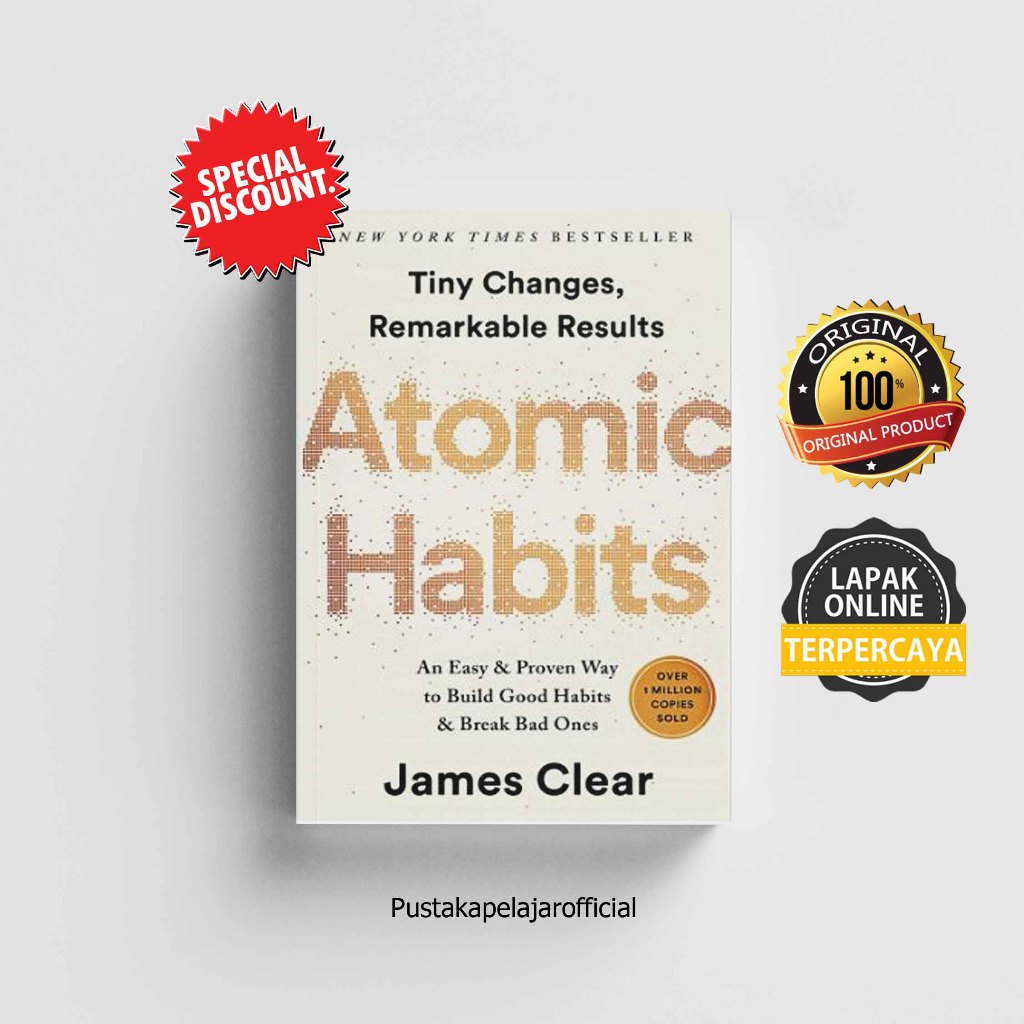 BUKU ORIGINAL Atomic Habit / James Clear/ GRAMEDIA