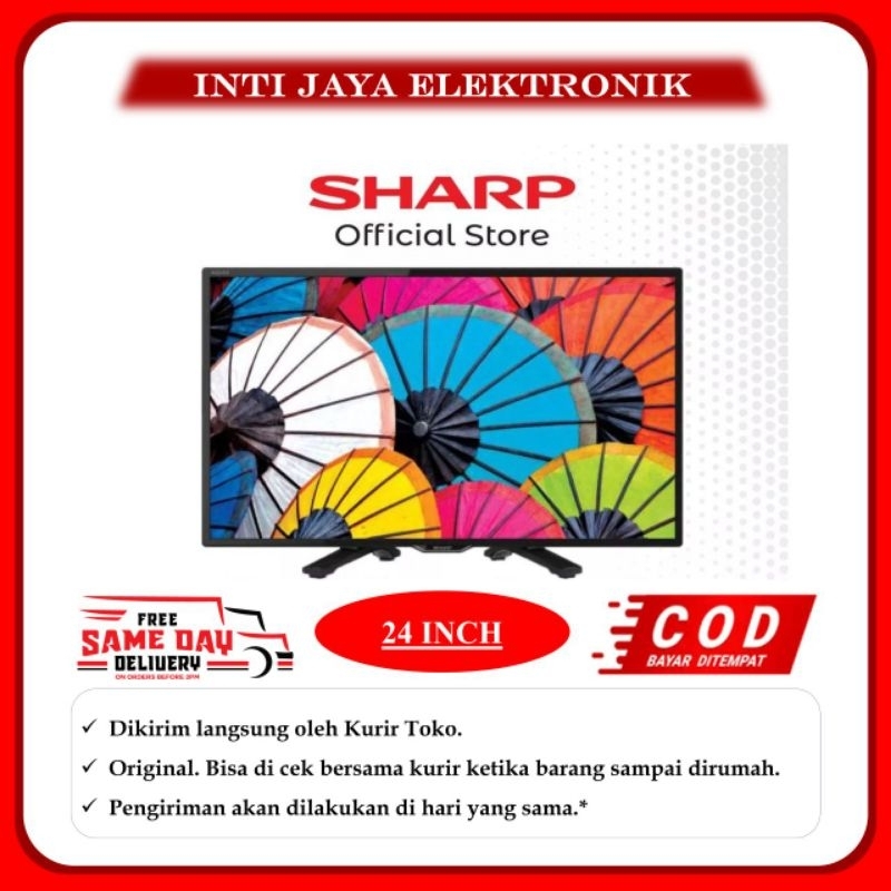 LED TV SHARP 24DD1I 24 INCH HD DIGITAL TV 2T-C24DD1I 24DD1 / DC