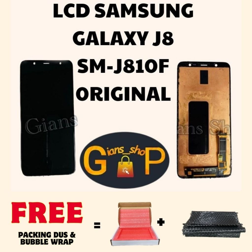 LCD SAMSUNG J8 PLUS GALAXY SM-J810 ORIGINAL COPOTAN