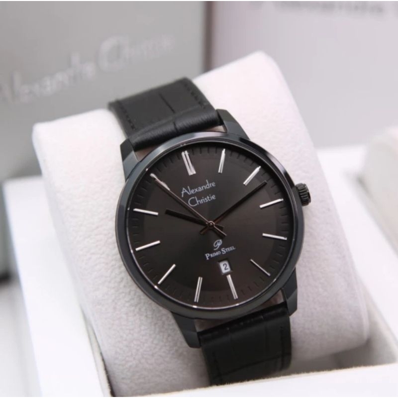 jam tangan pria original ALEXANDRE CHRISTIE AC1030MD RANTAI DAN KULIT