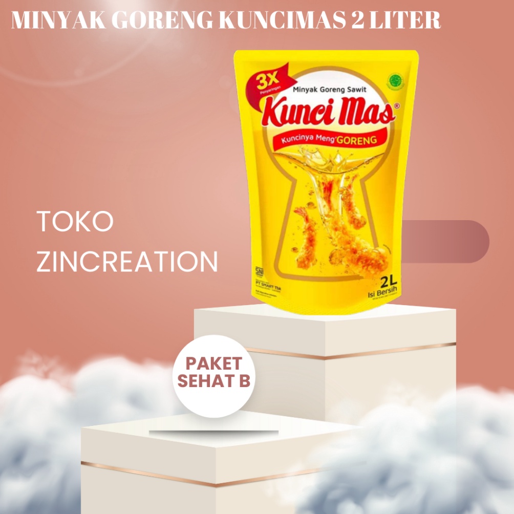 

!!STD Minyak goreng Kunci mas kemasan 2 liter pouch 6kjap