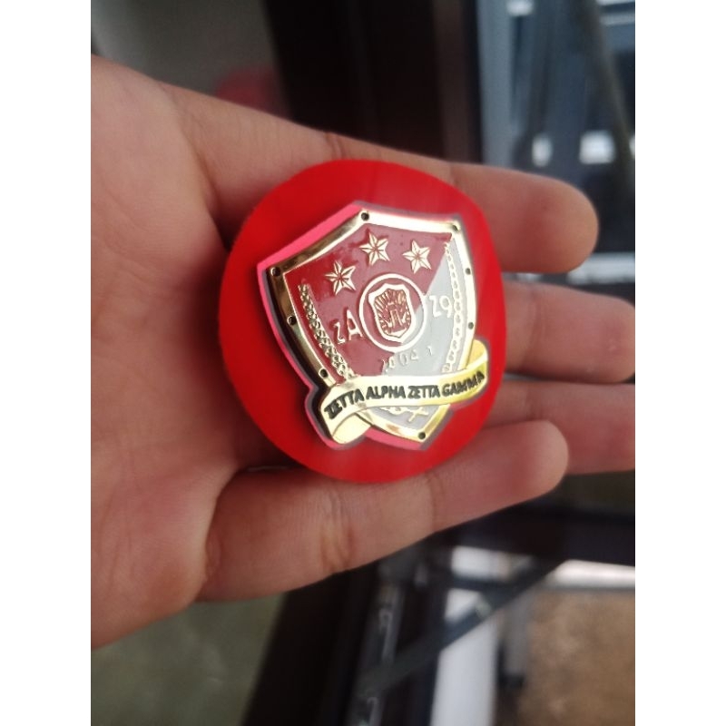 JUAL PIN PDH POLRI ZAZG NUSANTARA LETING kualitas premium logam kuningan /pin zazg