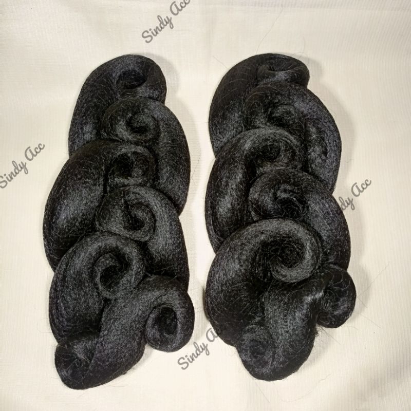 sanggul tempel/sanggul simpel modern