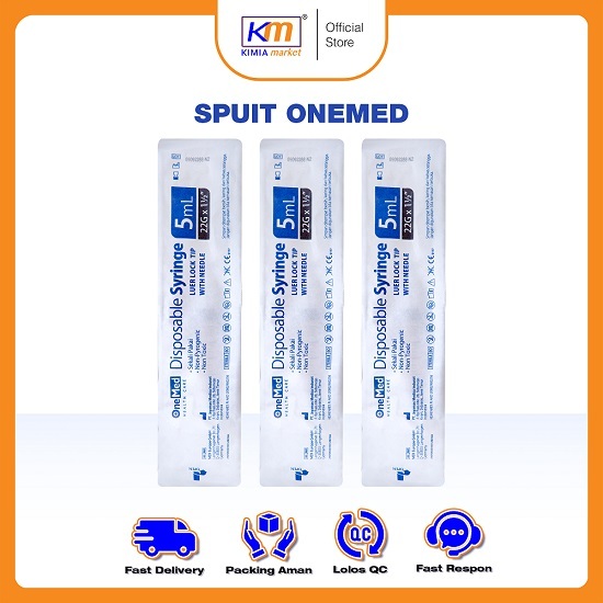 Suntikan 5ML / Spuit 5ml / Syringe / Alat Suntik Dengan Jarum