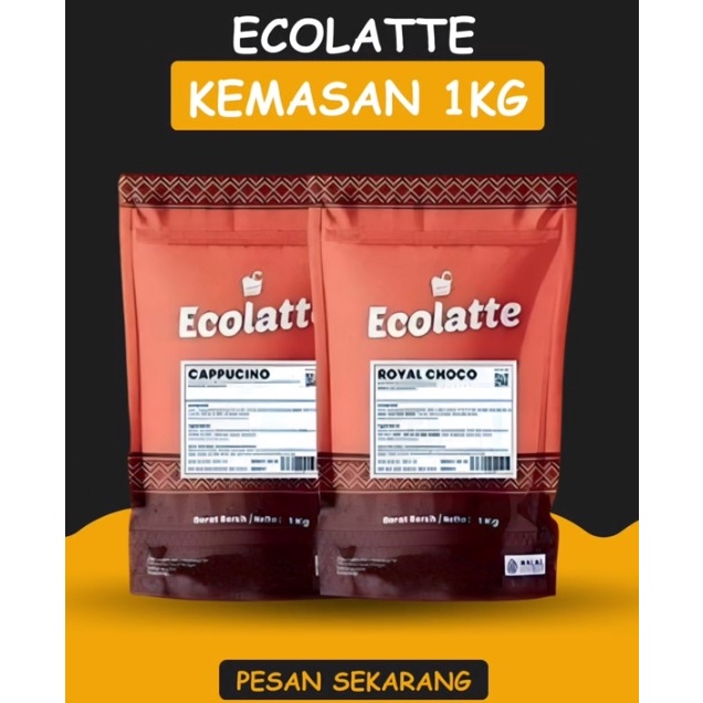 

Kirim Langsung➴ ECOLATTE-Cholatte Powder Varian Coklat BUNDLLING 1KG 6ppag