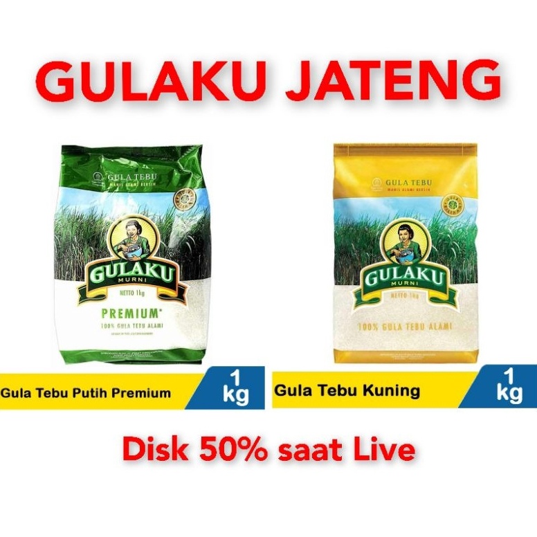 

GULAKU - Gula Pasir Premium 1 kg RANDOM Best ⌐■