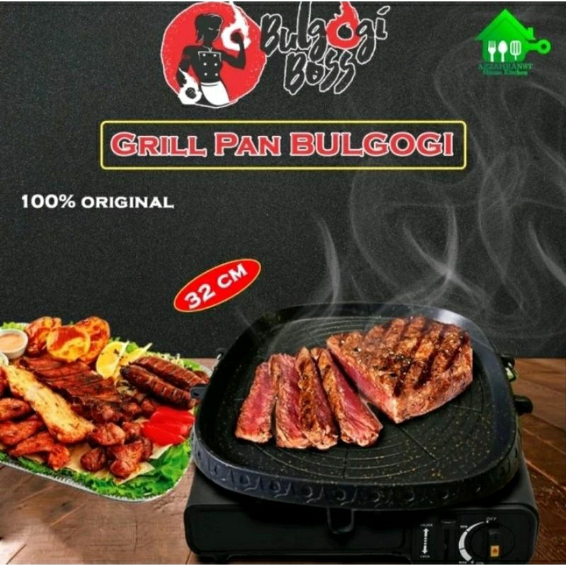 Bulgogi Pan Bulat/ Bulgogi Pan Kotak/Pan anti Lengket