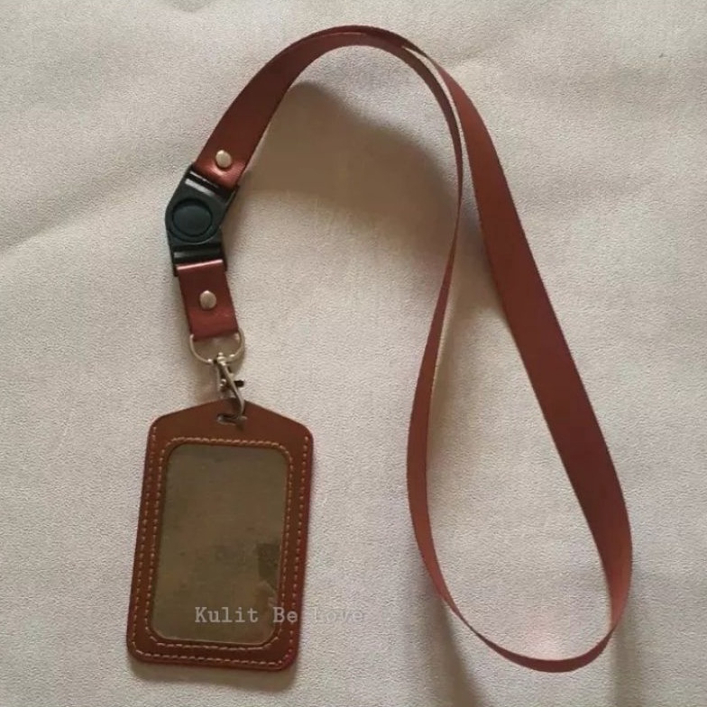 

54 Medan ID Card Holder Kulit PU + Tali a8vwh